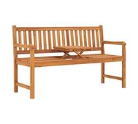 WDGJJFECNMUEHI panchina da giardino plastica panchina giardino per esternoPanca Giardino 3 Posti con Tavolino 150 cm Legno Massello TeakAdatto per giardini, cortili e salotti