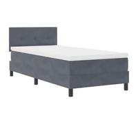 WDGJJFECNMUEHI Velluto grigio scuro con LED regolabile 100x200 cm