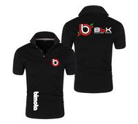WDGYZZXJ Polo da Uomo Tuta per B.i.m.o.t.a Maglietta Semplice con Colletto Traspirante Mezza Manica Stampata Manica Corta-HeiS||XX_l