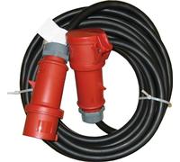 WDH Aktobis Cavo di Collegamento CEE 32A H07RN-F 5G6, Lunghezza 10 m, con Attacco e Spina, IP44