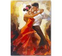 WDHBI HEKA Anatoly Metlan Poster Tango Tela Pittura Stile Moderno Arte della Parete Anatoly Metlan Stampa per Soggiorno Decorazione Domestica Immagine 20x30cmx1 No Frame
