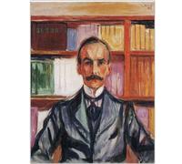 WDHBI HEKA Edvard Munch Wall Art Edvard Munch 《Conte Harry Kessler》 Poster E Stampe Pittura in Stile Moderno per Home Decor Picture 30x40cmx1 Senza Cornice