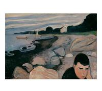 WDHBI HEKA Edvard Munch Wall Art Edvard Munch 《Malinconia》 Poster Edvard Munch Stampe Pittura Moderna per Home Decor Picture 20x30cmx1 Senza Cornice