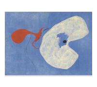 WDHBI HEKA Famosa arte e stampe da parete Joan Miro in stile moderno dipinto su tela colorato Miro mostra per vivere la casa astratta immagine decorativa 30 x 40 cm x 1 senza cornice