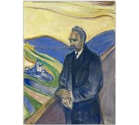WDHBI HEKA Famosa Arte murale di Edvard Munch《La Galleria Thiel》Stampe di Poster di Edvard Munch Pittura su Tela Astratta per l'arredamento del Soggiorno Immagine 40x60cmx1 Senza Cornice