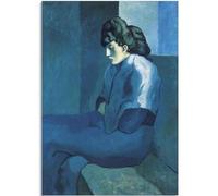 WDHBI HEKA Famoso Pablo Picasso Wall Art Autoritratto Poster Stampe retrò Pablo Picasso Pittura su Tela per Soggiorno Home Decor Immagini 50x70cm Senza Cornice