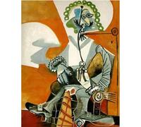 WDHBI HEKA Famoso Pablo Picasso Wall Art Pablo Picasso Tela Pittura Stampe Moschettiere Poster in Stile Moderno per La Decorazione Domestica Immagine 45x65cmx1 Senza Cornice