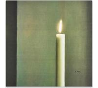 WDHBI HEKA Gerhard Richter Poster a candela, arte da parete con Gerhard Richter, pittura su tela in stile retrò, stampe per soggiorno, 40 x 40 cm, senza cornice