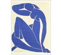WDHBI HEKA Henri Matisse Poster Blu Corpo Umano Arte della Parete Pittura Astratta su Tela Henri Matisse Stampe per Soggiorno Home Decor Immagini 35x50cm Senza Cornice