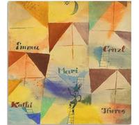 WDHBI HEKA Illustrazione murale di Paul Klee e Poster bavaresi di Don Giovanni Pittura su Tela di Paul Klee Stampe in Stile retrò per Decorazioni del Soggiorno 50x50cmx1 Senza Cornice