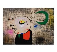 WDHBI HEKA Poster e arte da parete di Joan Miró, stampa creativa su tela di Joan Miró, immagini in stile moderno per la decorazione del soggiorno, 15 x 20 cm, senza cornice