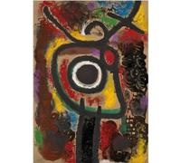 WDHBI HEKA Stampa su tela di Joan Miró e stampa artistica da parete di Joan Miró, poster in stile moderno per la decorazione del soggiorno, 40 x 60 cm, senza cornice
