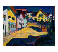 WDHBI HEKA Wassily Kandinsky Poster Case Colorate Arte della Parete Wassily Kandinsky Stampe Stile Moderno Pittura su Tela per la Decorazione della Parete Domestica Immagine 20x30 cm Senza Cornice