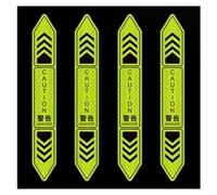 WDJRUIRUI 4Pcs Adesivi Riflettenti per Auto per Smart Fortwo 451 453 Forfour 450 452 454, Nastro Riflettente per visibilità Notturna Autoadesivi per Portiere E Bagagliai