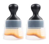 WDJRUIRUI 5 Pezzi Pennello Pulizia Auto Interni per Seat Ibiza 6L 6J 6P Leon Fr 5F,Spazzola per Pulizia con setole morbide Spazzola con Copertura Nessun graffio