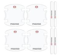 WDJRUIRUI 8 Pezzi Pellicola Protettiva Maniglia Portiera per Mazda 3 Hatchback 4 (IV) BP I 2019-2024,Automobile Vernice Protettive Copri Autoadesive Protezione AntiGraffio Efficace