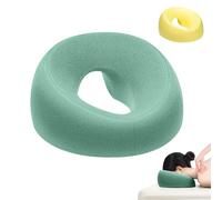 WDKXCN Cuscino viso per massaggio, Cuscino per Massaggio a Faccia in Giù,Massaggio a forma di U, Cuscino per il Viso da Massaggio con Foro, per Saloni,Scrivanie, Tavoli (Verde)
