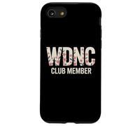 WDNC Club Member Flower Blossom Dichiarazione Donne Scherzo Gag Pun Custodia per iPhone SE (2020) / 7 / 8