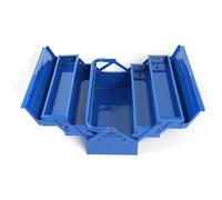 WDRENTOOL Cassetta degli attrezzi con 5 scomparti in metallo, cassetta degli attrezzi vuota, per officina