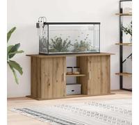 WDSAYREH Supporto per acquario Artisan Oak 121 x 41 x 58 cm | 3 ripiani, spazio per accessori, materiale in legno, resistente all'umidità, design moderno