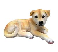 WDSOPK Artificial Dog Statue, Dog Animal Sculpture Garden Home Pet Resin Model Decoration Decoration Crafts 40 * 25 * 20Cm Gift