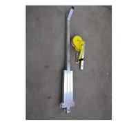 WDSOPK Attrezzo di Sollevamento per Installazione Esterna di Condizionatori d'Aria, Argano Manuale + Gancio Pieghevole Zincato, Attrezzo per Gru Manuale(Corda da 49 Piedi)