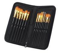 WDSOPK Bulk Brush Set Art Paint Brushes Set 15 PCS for Acrylic Watercolor Oil Painting for Acrylic Oil Watercolor(B-15 PCS)