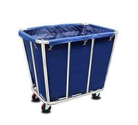 WDSOPK Carts,Hospital Trolley, Supplies Rack,Cart Tool Mobile Linen Car for Hotel/Lobby, Detachable Collection Trolley, Universal Wheel Brown Room Service Cart