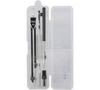 WDSOPK Compasso da Disegno Professionale, Kit di Compasso da Disegno in Metallo con Barra di Estensione, Set di Matematica E Geometria per Studenti.