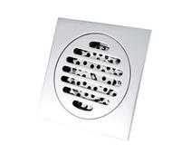WDSOPK Copper Shower Floor Drain 12X12Cm Square Drain with Removable Cover for Kitchen Bathroom Balcony Shower - Rust-Resistant Easy Clean Modern Design