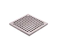 WDSOPK Floor Drain Drain Gully,Drain Shower 1Pcs 15 X 15Cm Outdoor Square Grid Drainer Drain Trap Waste Grate Nickel Ventilation Masks
