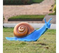 WDSOPK Garden Statues Garden Statues Decor Yard Art Animal Sculptures, Outdoor Statues Outdoor Scenic Animal Sculpture Garden Cartoon Snail Figurine Shopping Mall Fashion Decora