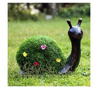 WDSOPK Garden Statues Outdoor Garden Decoration, Resin Snails Statue Figurine, Animal Model Art Craft, Thanksgiving Christmas Decorative Ornaments Gift