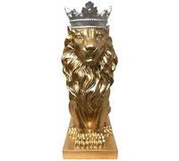 WDSOPK Lion Statues for Decoration Lion Resin Figurine/Sculpture Model Crafts Ornaments Animal Abstract Nordic Decoration Home