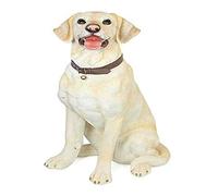 WDSOPK Outdoor Labrador Statue, Resin, Large Garden Lawn Animal Dog Statue, Semi-Manual Craftsmanship, Color: A, Farmhouse Style, Nature And Outdoors Theme, Free-Standing, Smoot(A)