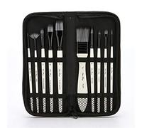 WDSOPK Paint Brush Set Nylon Hair Artist Acrylic Paint Brushes Set 10Pcs for Watercolors Acrylics for Acrylic Oil Watercolor(C-10 PCS)