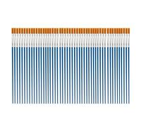 WDSOPK Paint Brushes, 10/20/50Pcs Painting Brushes Set Art Round Flat Hair Nylon Hair Pen for Oil Acrylic Watercolor School Art Supplies Painting Brushes(One Color-50 PCS Flat Brushs)