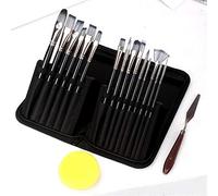 WDSOPK Paint Brushes Set Art Paint Brushes Set 15 PCS for Acrylic Watercolor Oil Painting Gouache Painting Face Painting Ideal Paint Brush Set(A-15 PCS)