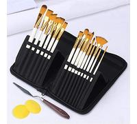 WDSOPK Paint Brushes Set Art Paint Brushes Set 15 PCS for Acrylic Watercolor Oil Painting Gouache Painting Face Painting Ideal Paint Brush Set(C-15 PCS)
