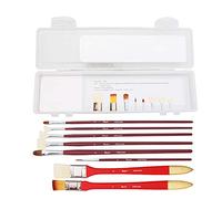 WDSOPK Paint Brushes Set Art Paint Brushes Set Acrylic Oil Watercolor Paints 8Pcs Suitable for Oil Acrylic Watercolor And Gouache Painting Ideal Paint Brush Set 8 PCS