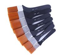WDSOPK Paint Brushes Set Nylon Brush Set Watercolor Detail Paint Brushes Oil Painting Acrylic Brush Board Brush Wall Paint Brush 7Pcs Ideal Paint Brush Set 7 PCS