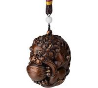 WDSOPK Pendant Copper Statue Figurine Modern Animal Sculpture Desk Decor Ornaments Crafts Home Living Room Decoration Christmas Birthday Gifts 7X6X4Cm