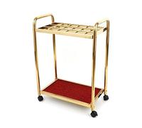 WDSOPK Portaombrelli Portaombrelli Portaombrelli Da Interno Con Ruota Universale Portaombrelli Supporto Da Pavimento Portaombrelli Per Hotel Hall Portaombrelli Portaombrell（Gold-55 * 30 * 84Cm）