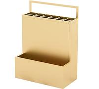 WDSOPK Portaombrelli Rettangolare A 2 Livelli, Portaombrelli In Ferro In Stile Minimalista Con Braccioli, Portaombrelli Per L'Ingresso Dell'Ufficio Di Casa
