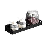 WDSOPK Pot Pan Rack Blackkitchen Wall Storage Adhesive Spice Rack No Drill Wall Mounted Space Aluminum For Bathroom Toilet,A60Cm(A30Cm