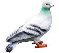 WDSOPK Resin Dove Animal Sculpture Outdoor Patio Yard Decorations, Pigeon Garden Statue Lawn Ornaments(A)