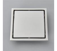 WDSOPK Scarico A Pavimento Invisibile per Bagno,in Acciaio Inox 304,Antiodore,Piatto Doccia,Scarico Lungo,Scarico Lineare A Pavimento,Oro Spazzolato 10 Cm,Z(Nichel Spazzolato 10Cm-Z)