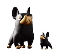 WDSOPK Sculpture Law Dog Ornaments Nordic Style Living Room Study Decoration Decoration Statues Novelty Gift(B)