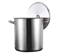 WDSOPK Stockpots Large Stockpot, Classic Stainless Steel 30Cm Stock Pot with Lid, Mirror Polished Induction Pot, Suitable for Various Heat Sources(102 litres)