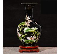 WDSOPK Vaso in Porcellana Jingdezhen in Stile Cinese, Composizione Floreale, Mobiletto per Vino, Soggiorno, Studio, Mobiletto per TV, Pezzi Decorativi, Smaltatura in O(Io)